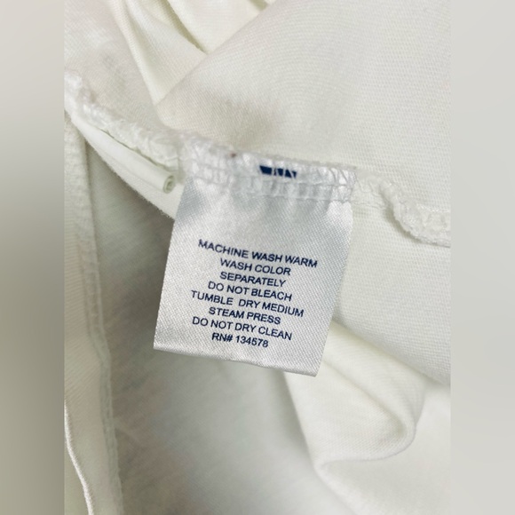 Vineyard Vines Men's Cream Short Sleeve L Tee - Picture 7 of 9